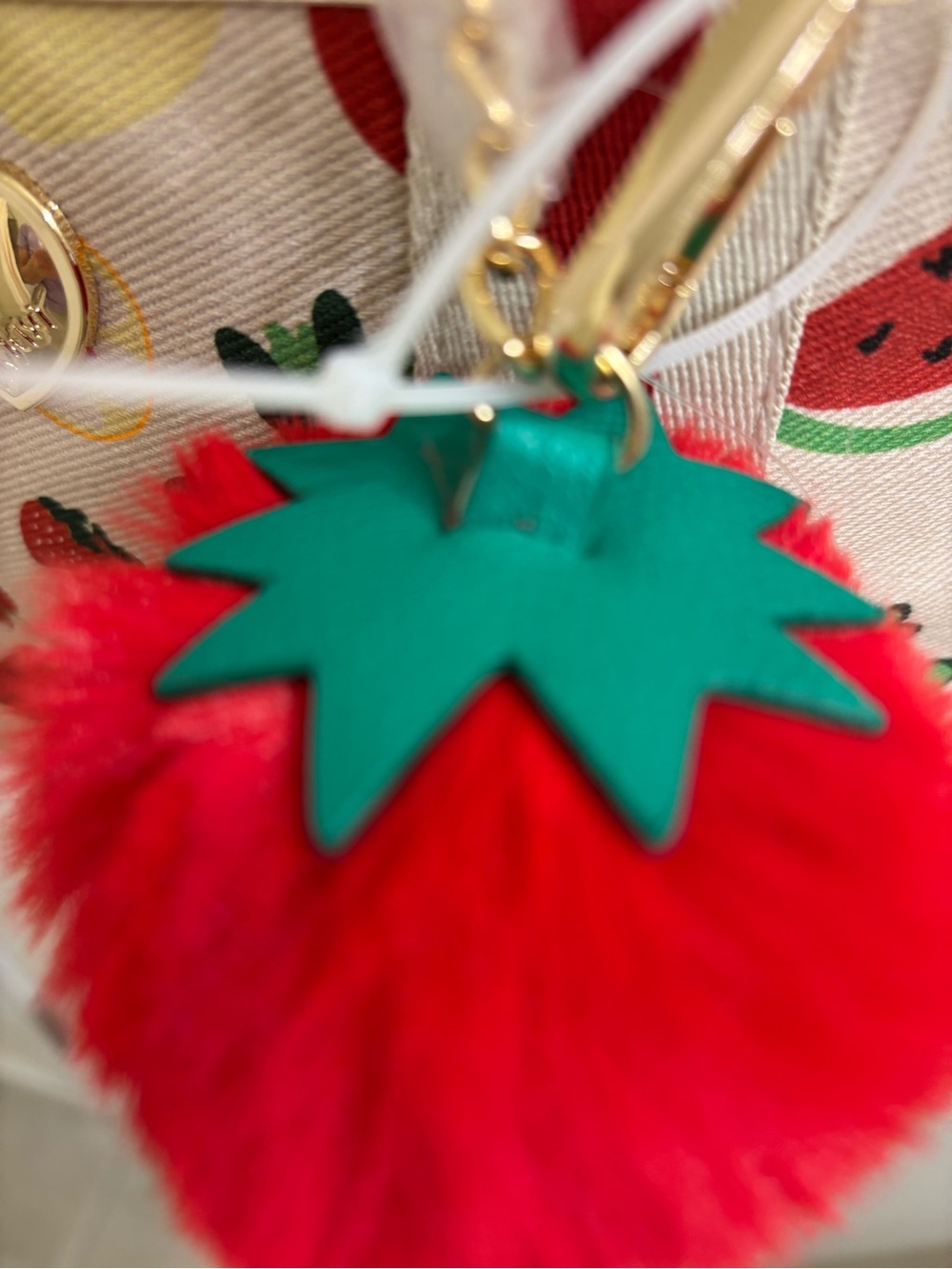 Betsey Johnson fruit and veggie canvas crossbody NWOT - Picture 7 of 10
